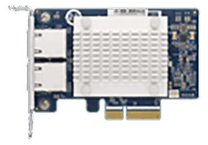 QNAP QXG-5G2T-111C - Netzwerkadapter - PCIe 3.0 x2 Low-Profile - 5GBase-T x 2 - für QNAP TDS-16489U R2, TS-1232, 1253, 453, 832, 853, 873, 877, 977, EC1280, TVS-2472, 872 (QXG-5G2T-111C)