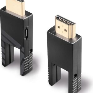 Lindy - HDMI mit Ethernet Kabelset - mikro HDMI (M) bis mikro HDMI (M) - 10,0m - Hybrid Kupfer/Kohlefaser - Schwarz - 4K Unterstützung (38320)