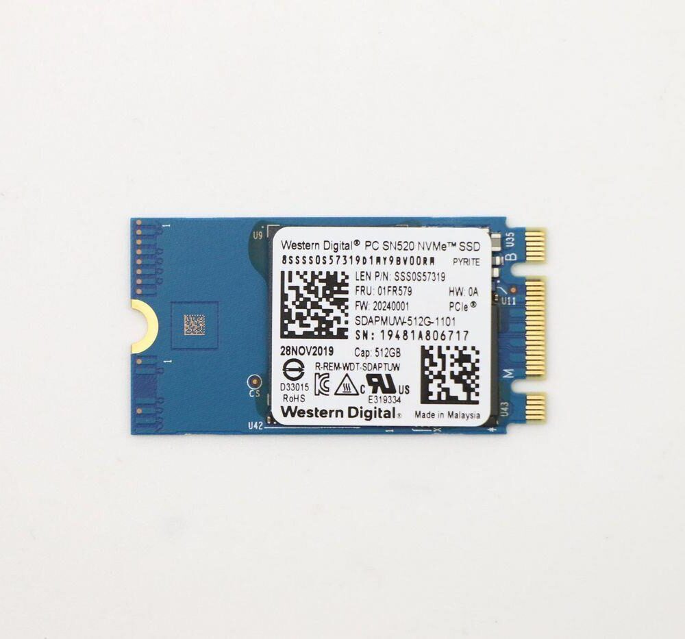 Lenovo SSD 512GB M.2 PCIe 2242 (01FR579)