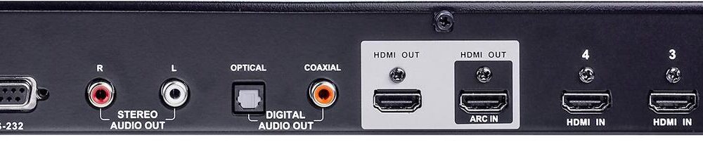 ATEN VS482B - Video/Audio-Schalter - 4 x HDMI - Desktop, an Rack montierbar (VS482B)