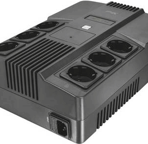 Trust Maxxon Unterbrechungsfreie Stromversorgung (UPS) 800 VA 6 AC-Ausgänge (23326)