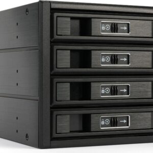FANTEC BP-T3141 - Internes RAID-Gehäuse - 2.5" / 3.5" gemeinsam genutzt (6,4 cm, 8,9 cm) - SATA 6Gb/s / SAS 6Gb/s - 600MBps - SAS 6Gb/s, SATA 6Gb/s - Schwarz (2192)