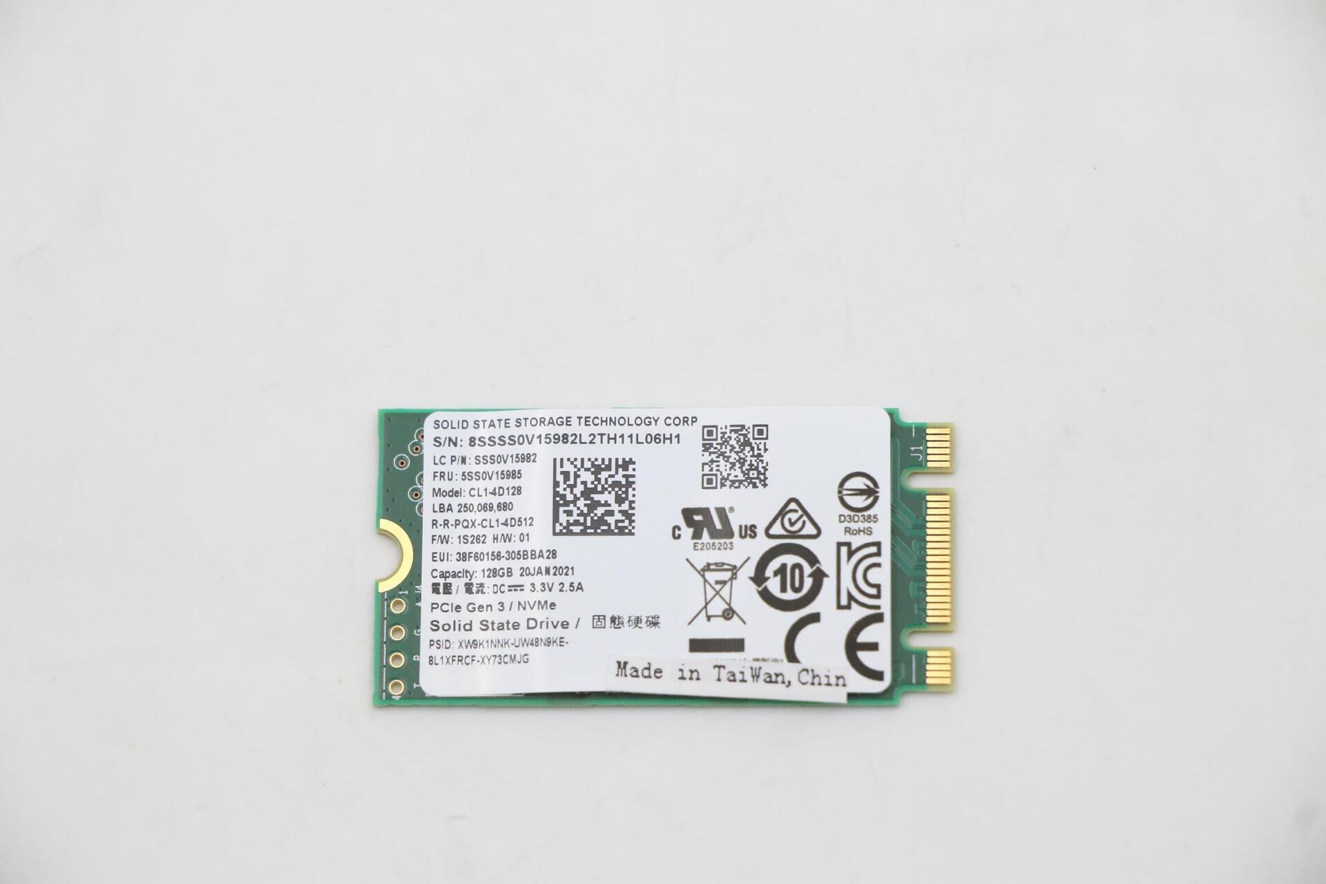Lenovo 5SS0V15985 Internes Solid State Drive M.2 128 GB PCI Express (5SS0V15985)