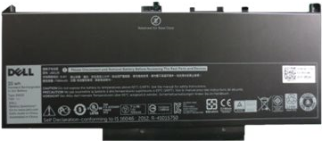 Dell Primary Battery - Laptop-Batterie - Lithium-Ionen - 4 Zellen - 55 Wh - für Dell E7270, E7470 (451-BBSY)
