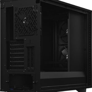Fractal Design Define 7 - Tower - Erweitertes ATX - Seitenteil mit Fenster (gehärtetes Glas) - keine Spannungsversorgung (ATX) - Schwarz - USB/Audio (FD-C-DEF7A-02)