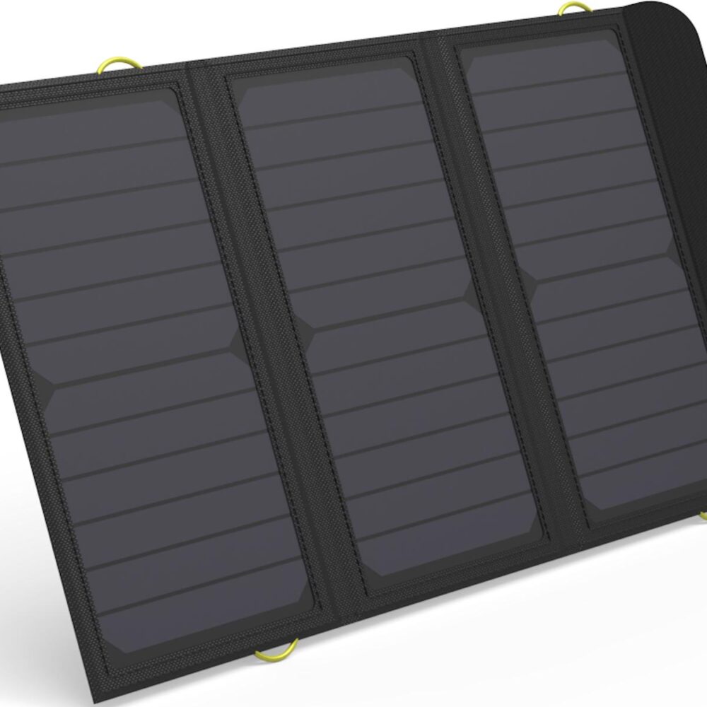 Sandberg Solar Charger 21W 2xUSB+USB-C - Schwarz - Handy/Smartphone - Rechteck - Schockresistent - Wasserdicht - Lithium Polymer (LiPo) - 6000 mAh (420-55)
