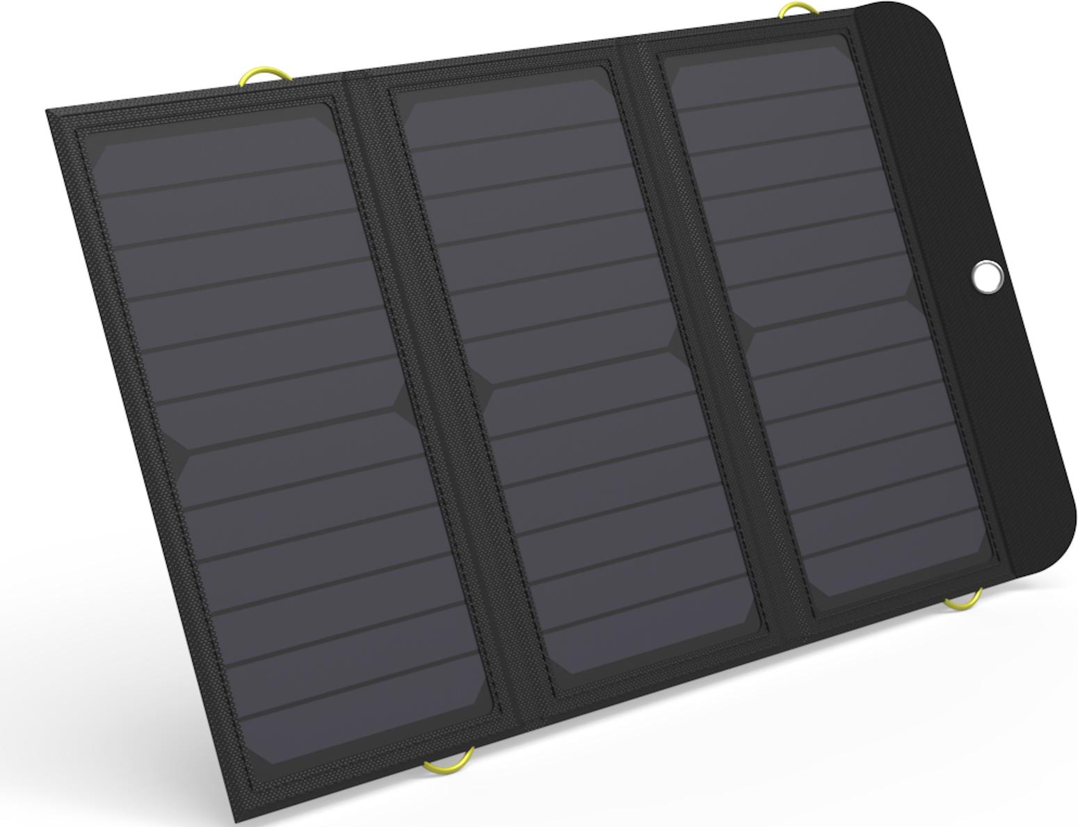 Sandberg Solar Charger 21W 2xUSB+USB-C - Schwarz - Handy/Smartphone - Rechteck - Schockresistent - Wasserdicht - Lithium Polymer (LiPo) - 6000 mAh (420-55)