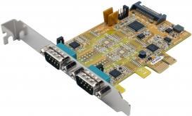 Exsys EX-45032 - Serieller Adapter - PCIe - RS-232/422/485/V.24 x 2 (EX-45032)