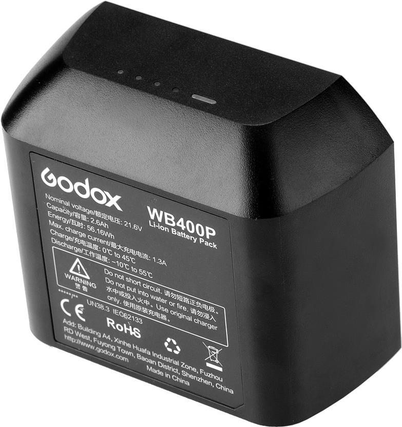 Godox WB400P - Lithium-Ion (Li-Ion) - 2600 mAh - 21,6 V - 56,16 Wh (WB400P)