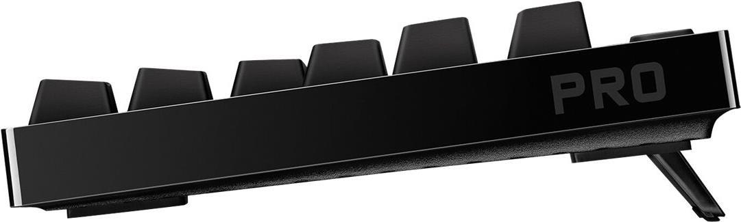 Logitech Pro - Tastatur - Hintergrundbeleuchtung - USB - QWERTY - GB - Tastenschalter: GX Blue Clicky - Schwarz (920-009426)
