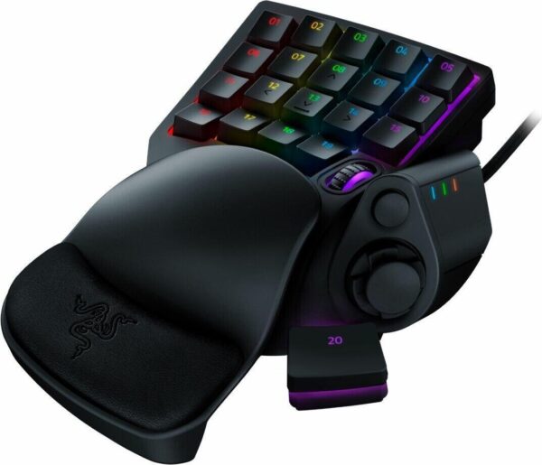 Razer Tartarus Pro - Tastenfeld - mit Scroll-Rädchen, 8-way directional thumbpad - hintergrundbeleuchtet - USB - Tastenschalter: Razer Analog Optical Switches (RZ07-03110100-R3M1)