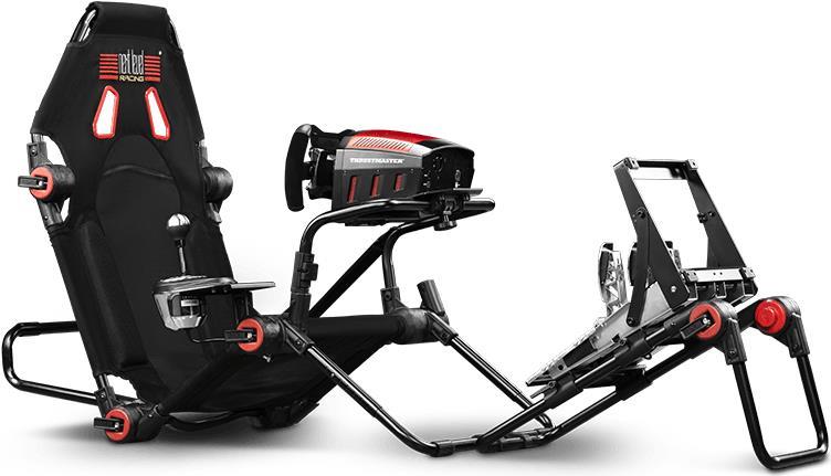 Next Level Racing F-GT LITE - 130 kg - 120 cm - 200 cm - Schwarz - Rot - 1750 mm - 750 mm (NLR-S015)