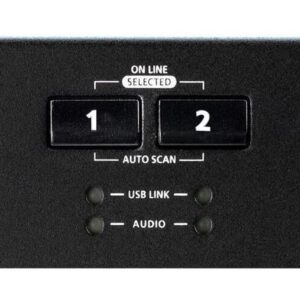 ATEN CS1822 KVMP Switch - KVM-/Audio-/USB-Switch - 2 x KVM/Audio/USB - 1 lokaler Benutzer - Desktop