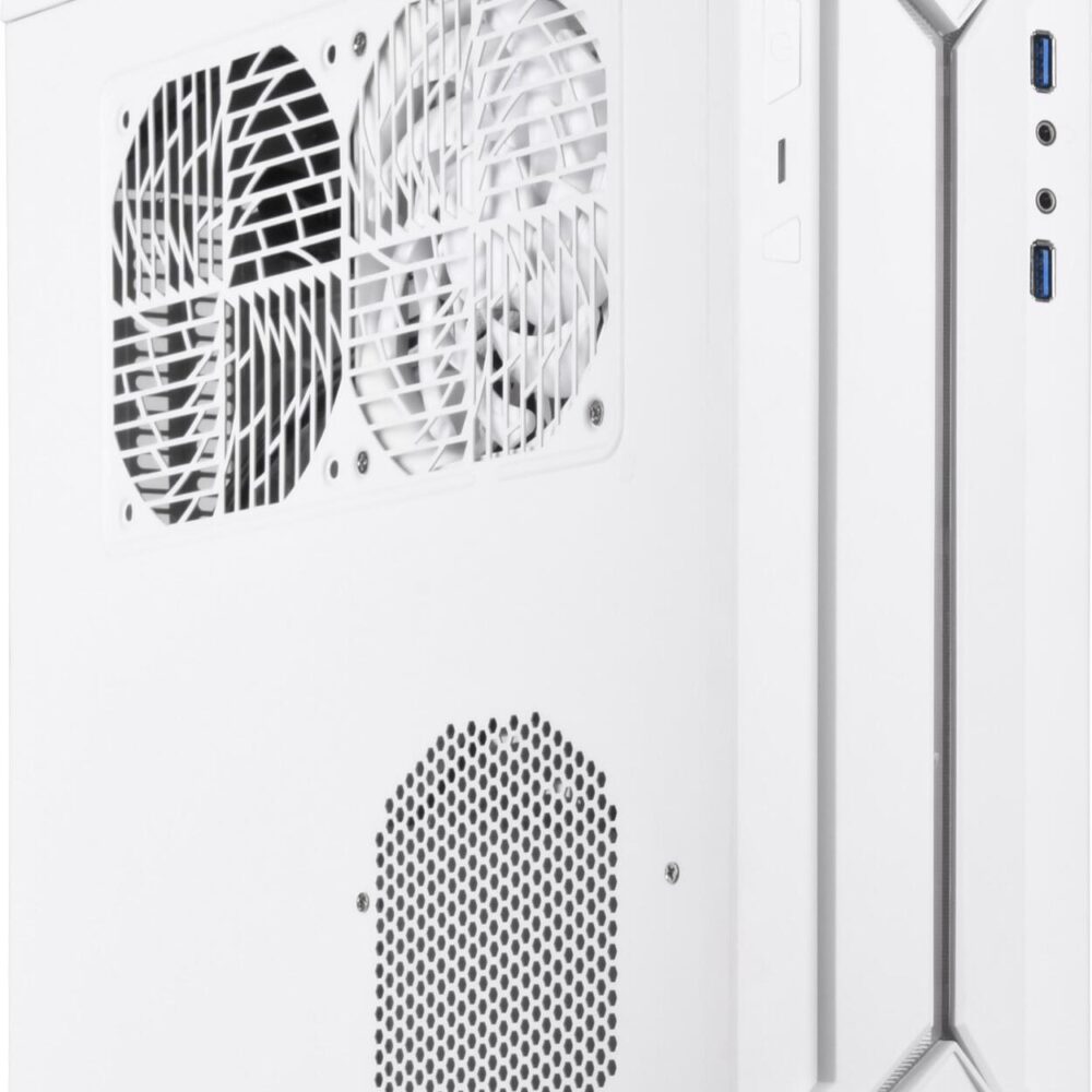 SilverStone Raven RVZ03-ARGB - Tower - Mini-ITX - ohne Netzteil (ATX / PS/2) - weiß - USB/Audio (SST-RVZ03W-ARGB)