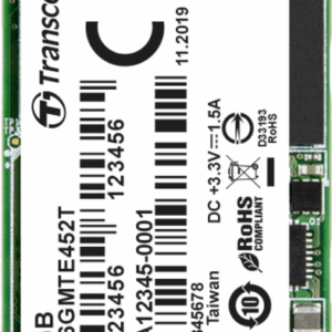 Transcend MTE452T - SSD - 256GB - intern - M.2 2242 - PCIe 3,1 x2 (NVMe) (TS256GMTE452T)