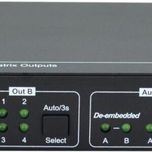 Vivolink VLHDMIMAT4X2RS Matrixschalter Skalierungs-Matrix-Schalter 7,5 W (VLHDMIMAT4X2RS)