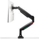 Kensington SmartFit One-Touch Height Adjustable Single Monitor Arm - Befestigungskit - einstellbarer Arm - für Monitor - Kunststoff, Aluminium, Stahl - Bildschirmgröße: 33-86,4 cm (13"-34") - Schreibtisch, C-Zwinge, Tülle, Tischmontage (K59600WW)