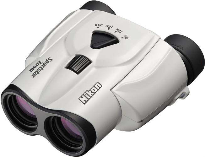 Nikon Sportstar Zoom 8-24x25 White Fernglas Weiß (BAA870WB)