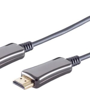 Optisches HDMI Kabel, 4K 60Hz, schwarz - Länge: 75,00 m (30-05755)