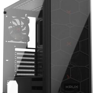 KRUX Leda KRX0007 Gehäuse (ATX, Extended ATX, Mini ATX, Mini ITX, schwarz) (KRX0007)