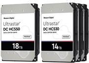 WD Ultrastar DC HC550 WUH721816AL5204 - Festplatte - 16TB - intern - 3.5" (8,9 cm) - SAS 12Gb/s - 7200 U/min - Puffer: 512MB (0F38357)
