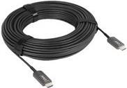 Club 3D - Ultra High Speed HDMI-Kabel - HDMI (M) bis HDMI (M) - 20 m - Hybrid Kupfer/Kohlefaser - 4K Unterstützung, aktiv
