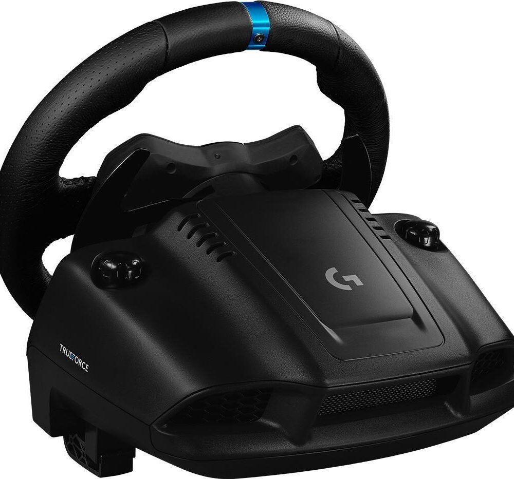 Logitech G923 - Lenkrad- und Pedale-Set - kabelgebunden - für PC, Microsoft Xbox One (941-000158)