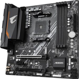 Gigabyte B550M AORUS ELITE - 1,0 - Motherboard - micro ATX - Socket AM4 - AMD B550 Chipsatz - USB 3,2 Gen 1 - Gigabit LAN - Onboard-Grafik (CPU erforderlich) - HD Audio (8-Kanal) (B550M AORUS ELITE)