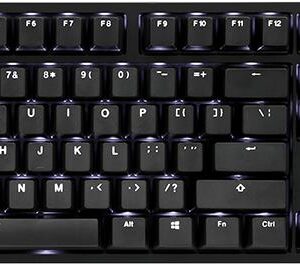 DuckyChannel Ducky One 2 - Tastatur - hintergrundbeleuchtet - USB-C - Deutsch - Tastenschalter: CHERRY MX Silver Schalter (DKON1808S-PDEPDAZW1)
