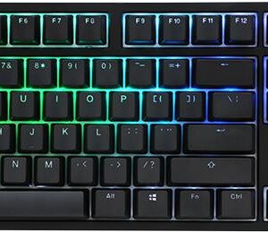 DuckyChannel Ducky One 2 DKON1808ST - Tastatur - Hintergrundbeleuchtung - USB-C - Deutsch - Tastenschalter: CHERRY MX Black (DKON1808ST-ADEPDAZT1)