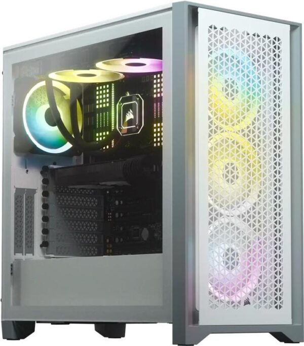 CORSAIR 4000D AIRFLOW - Tower - ATX - ohne Netzteil (ATX) - weiß - USB/Audio (CC-9011201-WW)