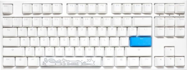 Ducky One 2 RGB TKL - Volle Größe (100%) - USB - Mechanischer Switch - RGB-LED - Weiß (DKON1787ST-BDEPDWWT1)