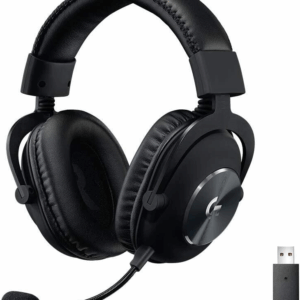 Logitech G Pro X - Headset - ohrumschließend - LIGHTSPEED - kabellos - Geräuschisolierung (981-000907)