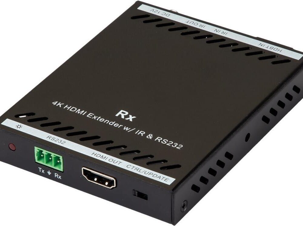 Kindermann HDMI-HDBT Extender - 4K60 PoC Rx (TPUH4120Rx)