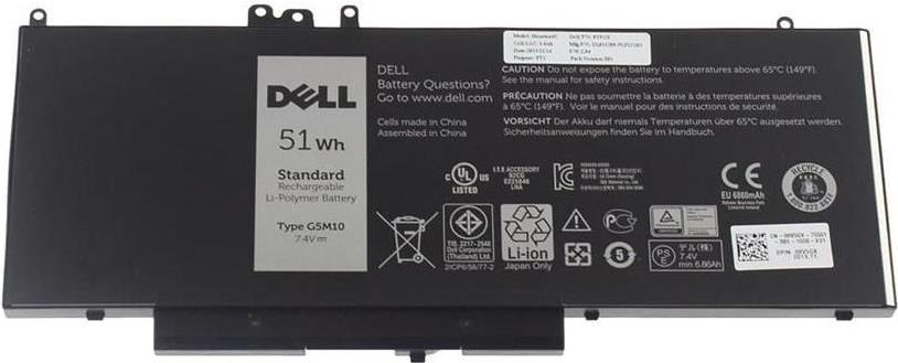 Dell Battery, 51WHR, 4 Cell (W125702464)
