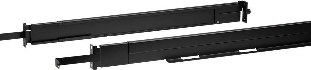ATEN Easy Installation Rack Montageset (Kurz) für LCD KVM Switch/Konsole - Regal-Schienenset - Schwarz - CL1008M - CL1016M - CL1308N - CL1316N - CL3884NW - CL3108NX - CL3116NX - CL5708N - CL5716N - CL5708IN,... - 1,01 kg - 112 mm - 703 mm (2K-0005)