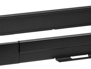 ATEN Easy Installation Rack Montageset (Kurz) für LCD KVM Switch/Konsole - Regal-Schienenset - Schwarz - CL1008M - CL1016M - CL1308N - CL1316N - CL3884NW - CL3108NX - CL3116NX - CL5708N - CL5716N - CL5708IN,... - 1,01 kg - 112 mm - 703 mm (2K-0005)