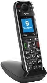Gigaset E720 - Schnurlostelefon mit Rufnummernanzeige - ECO DECTGAP - Schwarz