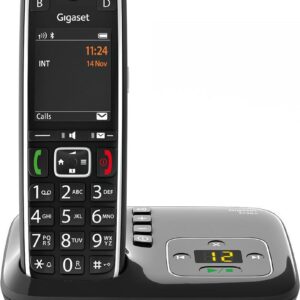 Gigaset E720A - Schnurlostelefon - Anrufbeantworter mit Rufnummernanzeige - ECO DECTGAP - Schwarz