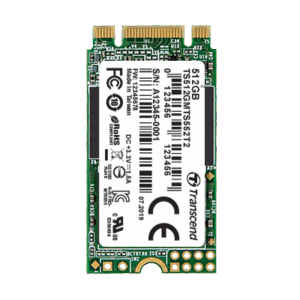 Transcend MTS552T2 - SSD - 128GB - intern - M.2 2242 - SATA 6Gb/s (TS128GMTS552T2)