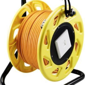 SpeaKa Professional RJ45 Verlängerungskabel [1x RJ45-Stecker - 1x RJ45-Buchse] Orange Rund 50.00 m (SP-8905332)