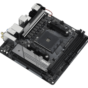 ASRock A520M-ITX/ac - Motherboard - Mini-ITX - Socket AM4 - AMD A520 - USB-C Gen1, USB 3,2 Gen 1 - Gigabit LAN, Wi-Fi, Bluetooth - Onboard-Grafik (CPU erforderlich) - HD Audio (8-Kanal) (90-MXBDG0-A0UAYZ)