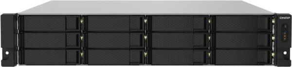 QNAP TS-1232PXU-RP - NAS-Server - 12 Schächte - Rack - einbaufähig - SATA 6Gb/s - RAID 0, 1, 5, 6, 10, 50, JBOD, 60 - RAM 4 GB - Gigabit Ethernet / 2.5 Gigabit Ethernet / 10 Gigabit Ethernet - iSCSI - 2U