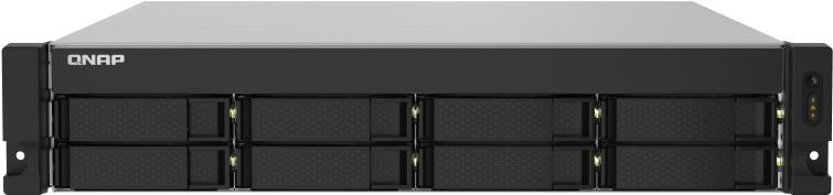 QNAP TS-832PXU - NAS-Server - 8 Schächte - Rack - einbaufähig - SATA 6Gb/s - RAID 0, 1, 5, 6, 10, 50, JBOD, 60 - RAM 4 GB - Gigabit Ethernet / 2.5 Gigabit Ethernet / 10 Gigabit Ethernet - iSCSI - 2U