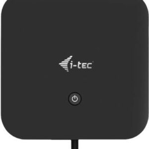i-Tec USB-C Dual Display Docking Station with Power Delivery - Dockingstation - USB-C / Thunderbolt 3 - 2 x DP - GigE