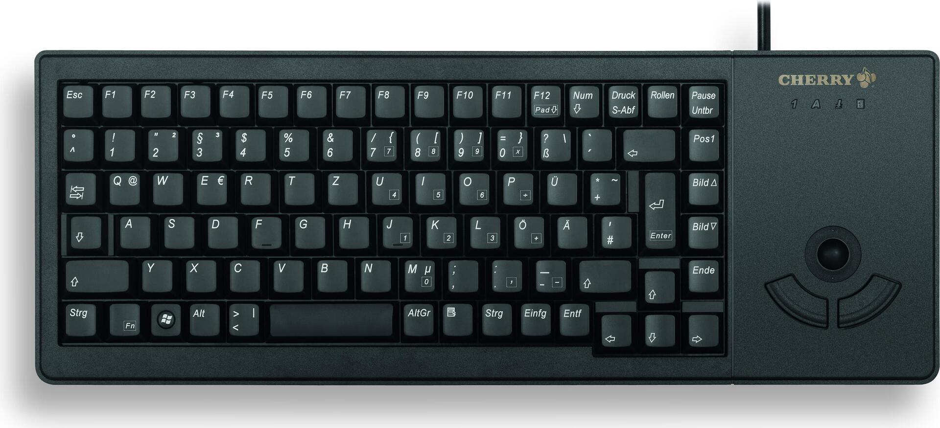 CHERRY XS G84-5400 - Tastatur - USB - Pan-Nordic - Schwarz (G84-5400LUMPN-2)