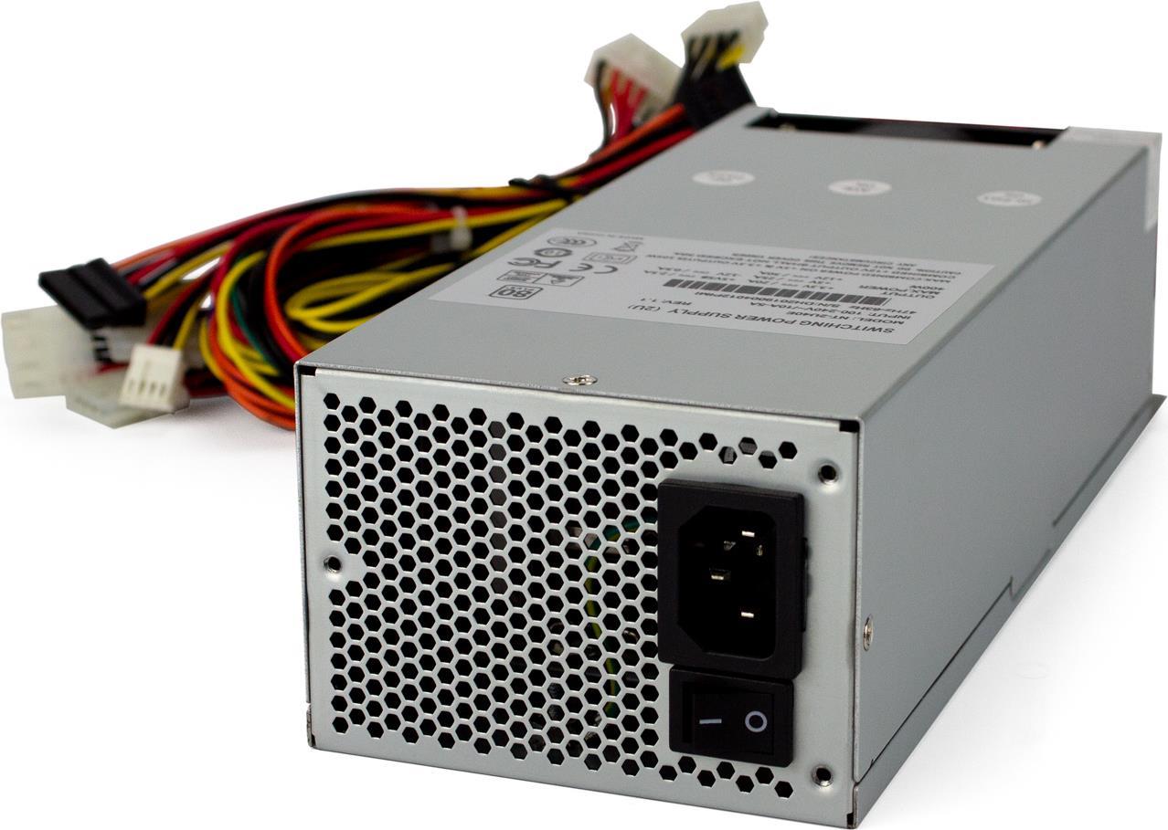 FANTEC NT-2U50E Netzteil 500W ATX/EPS fuer 2HE und 3HE Gehaeuse 100V-240V AC Active PFC MTBF ueber 100.000 Stunden 70mm Luefter (2476)