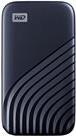 WD My Passport SSD WDBAGF0020BBL - SSD - verschlüsselt - 2 TB - extern (tragbar) - USB 3.2 Gen 2 (USB-C Steckverbinder) - 256-Bit-AES - Mitternachtsblau
