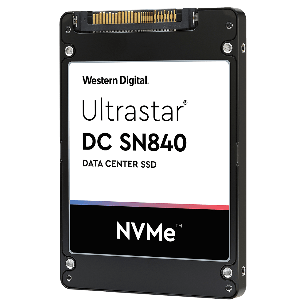 WD Ultrastar DC SN840 WUS4BA1A1DSP3X4 - SSD - 15360 GB - intern - 2.5" (6.4 cm) - U.2 PCIe 3.1 x4 (NVMe)
