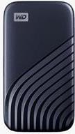 SanDisk WD My Passport SSD WDBAGF0020BBL - SSD - verschlüsselt - 2 TB - extern (tragbar) - USB 3.2 Gen 2 (USB-C Steckverbinder) - 256-Bit-AES - Mitternachtsblau (WDBAGF0020BBL-WESN)